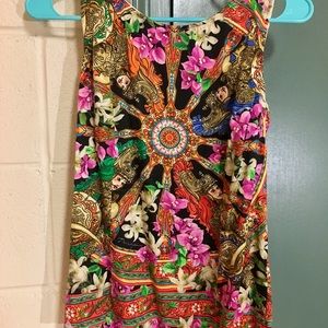 D&G couture silk blouse with a zipper